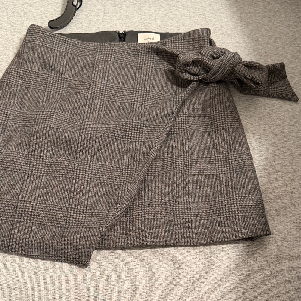 Wilfred Plaid Mini Skirt